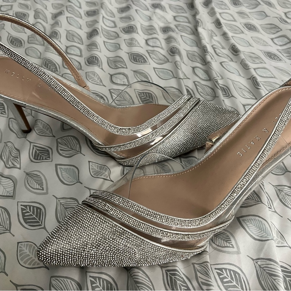Brand new silver shoes